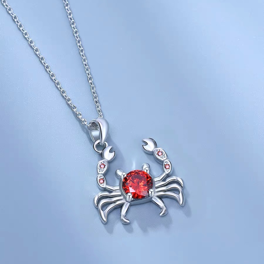 Red scorpion necklace
