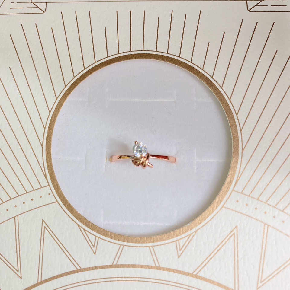 Electroplated rose gold preservation 4⃣️ Bali zircon popular all-match women's ring 6⃣️
