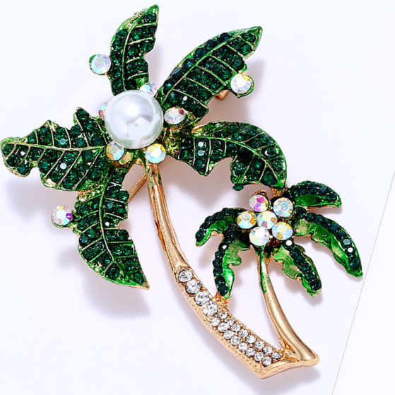 Creative Mori Tie Fantasy Flora and Fauna Brooch Women Korean simple ethos corsage Pin Coat coat Fashion accessories