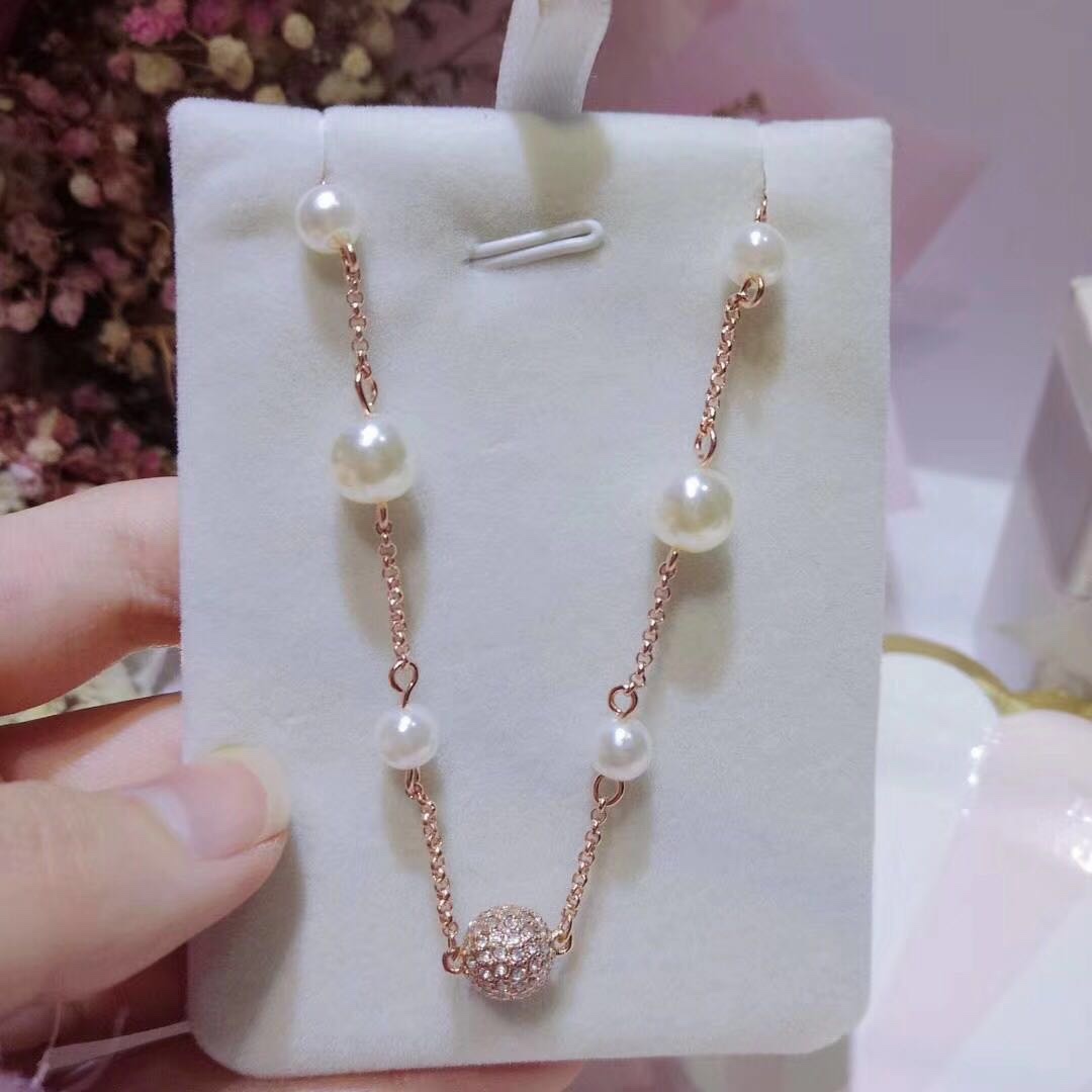 Pearl necklace earrings stud 14k gold manufacturers directly for the first choice