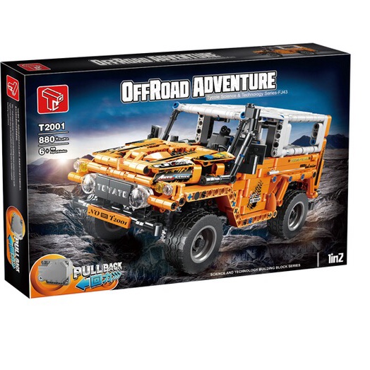 T2001  回力丰田J40，880 PCS