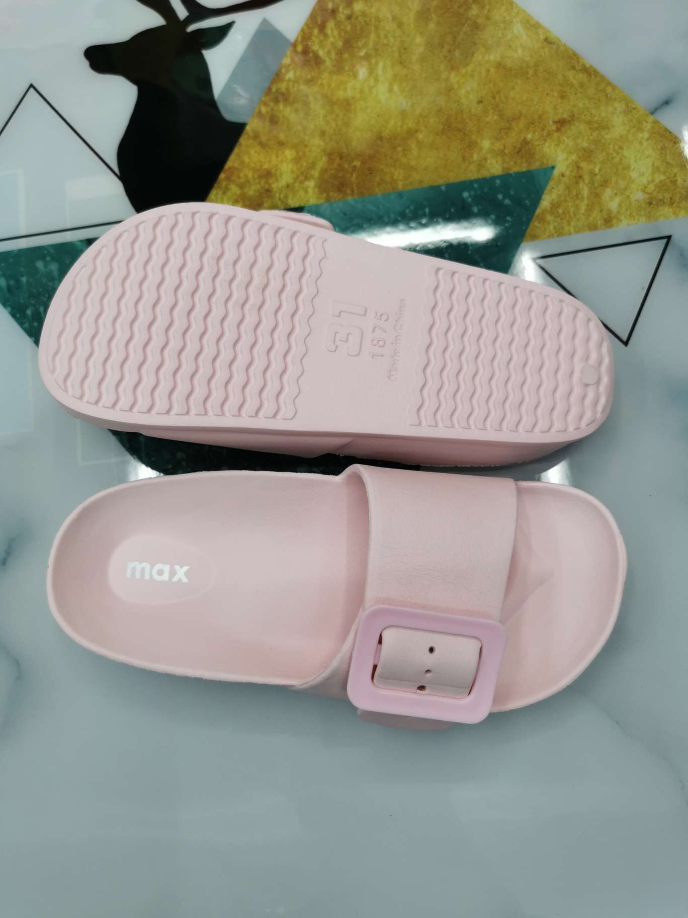 Custom-made EVA single-button flip-flops pic 4