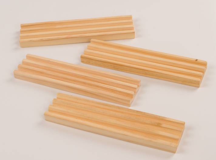 4片装双十二多米诺木架，松木材质，细节图