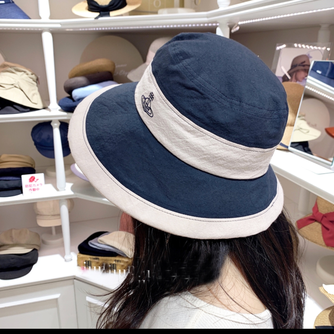 ISLE | Japan Junhara vivi West Pacific Post Saturn Embroidery UV CUT Foldable sunblock Visor Fisherman Hat 10