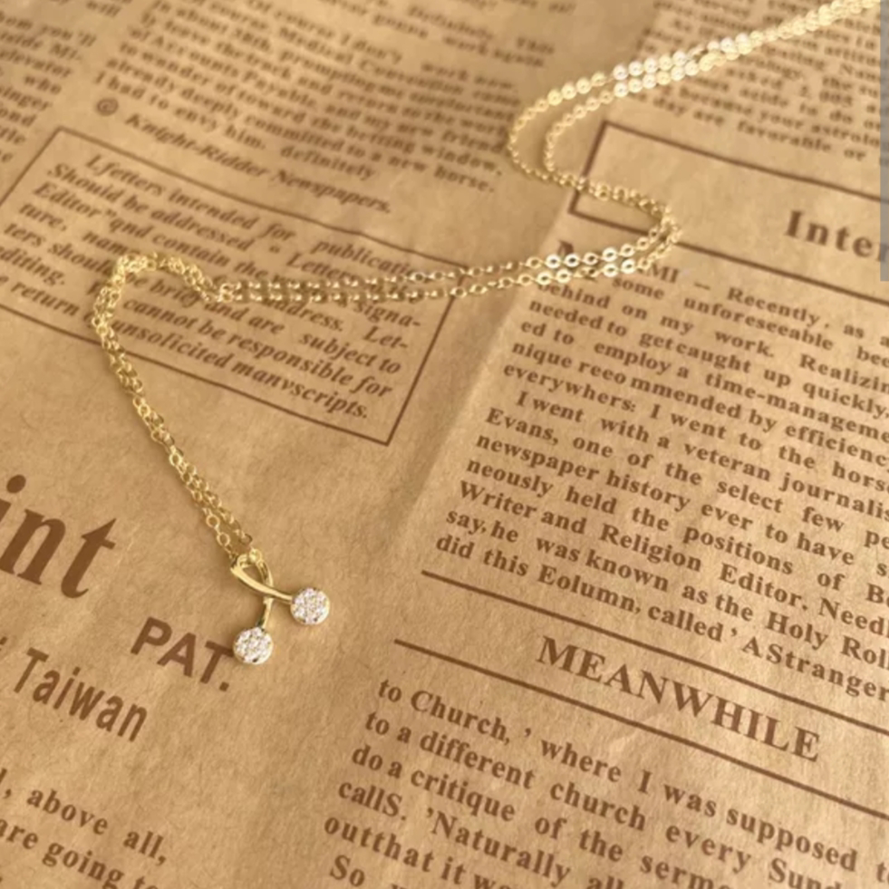 001 Necklace for Women, pure copper, simple and sweet, 2021 new style, niche, light luxury, versatile collarbone chain