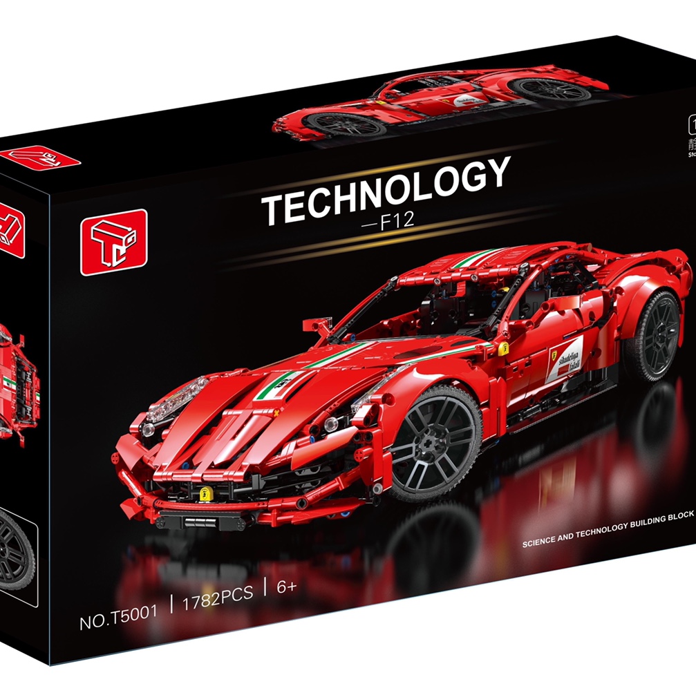 T5001 1:10 Static Ferrari F12, 1782 PCS