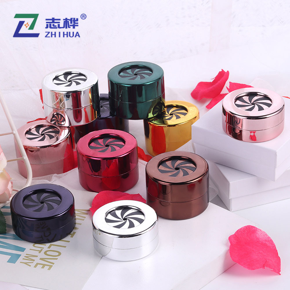 Rotating ring box Novel jewelry box Metal diamond ring box Creative lifting wedding ring box High-end jewelry box