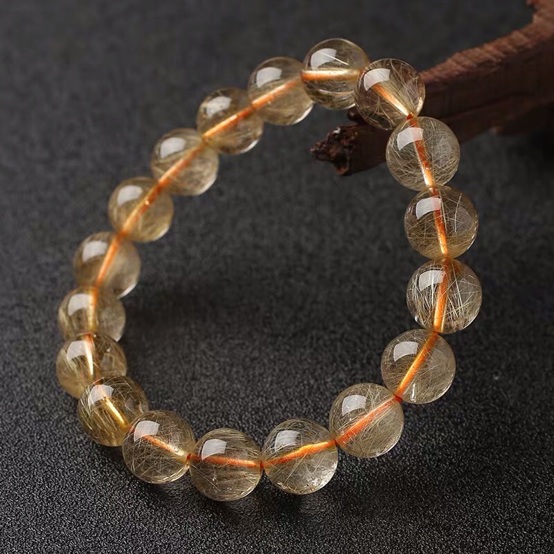 Natural Brazilian gold rutile