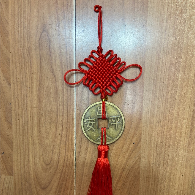 Ruyi knot hanging 6 cm in and out of peace copper money