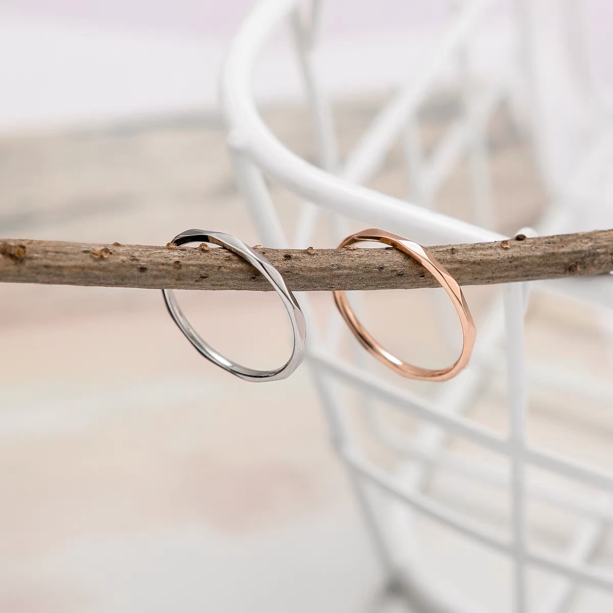 Korean style fashionable ring, personalized Internet celebrity index finger ring titanium steel ring Specification image