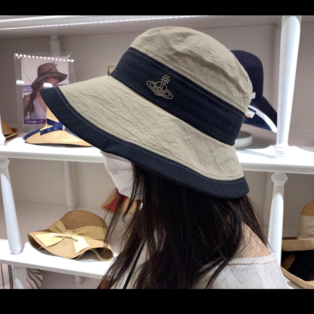 ISLE | Japan Junhara vivi West Pacific After Saturn Embroidery UV CUT foldable sun protection Fisherman hat