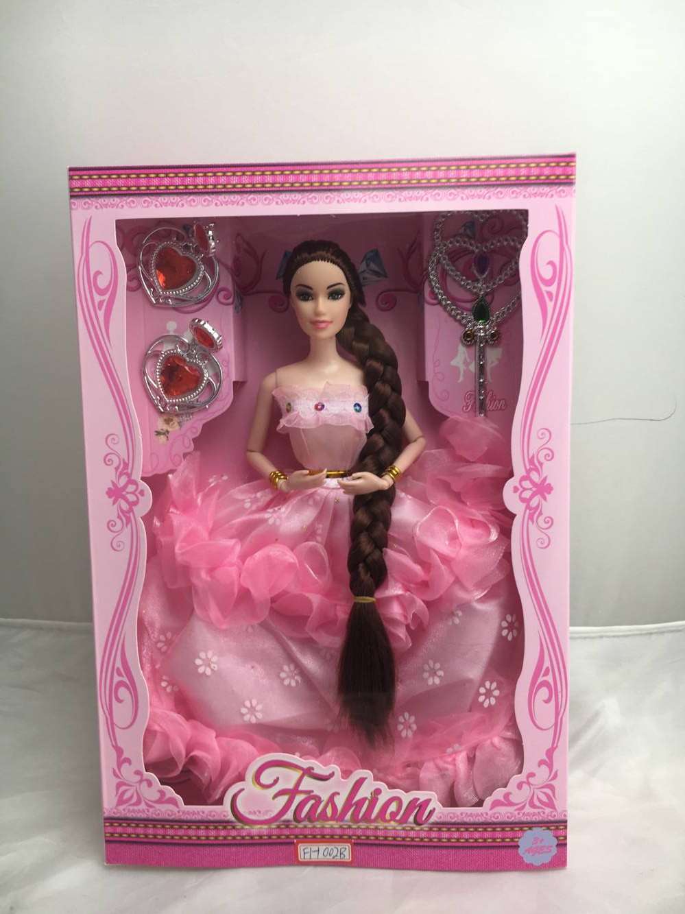11.5-inch solid and beautiful dress Barbie doll box HF002B detail image 1