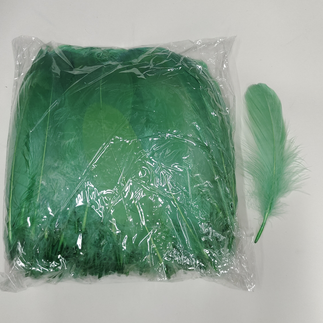 鹅毛小飘羽毛浅绿色