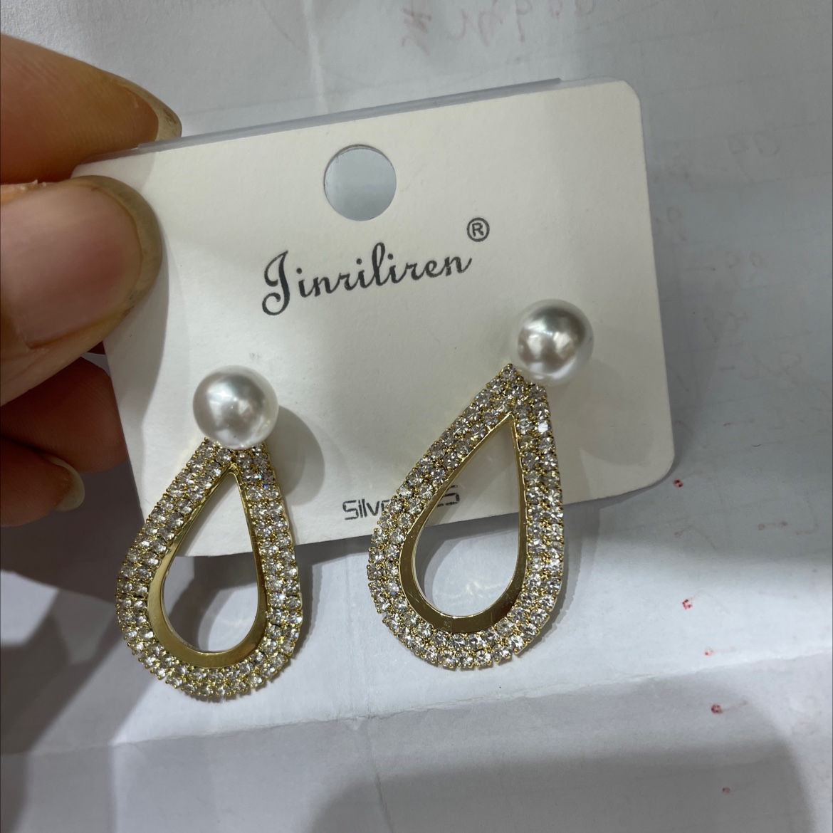 Today Beauty Korean earrings fashion unique design water drop style cute