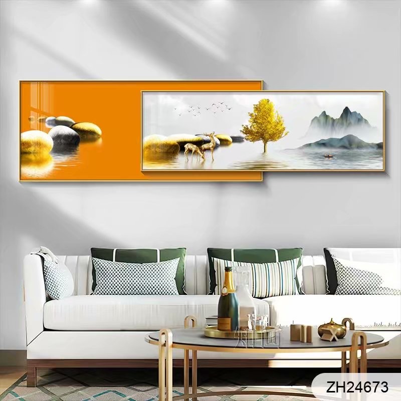 铝合金叠加晶瓷画中画产品图