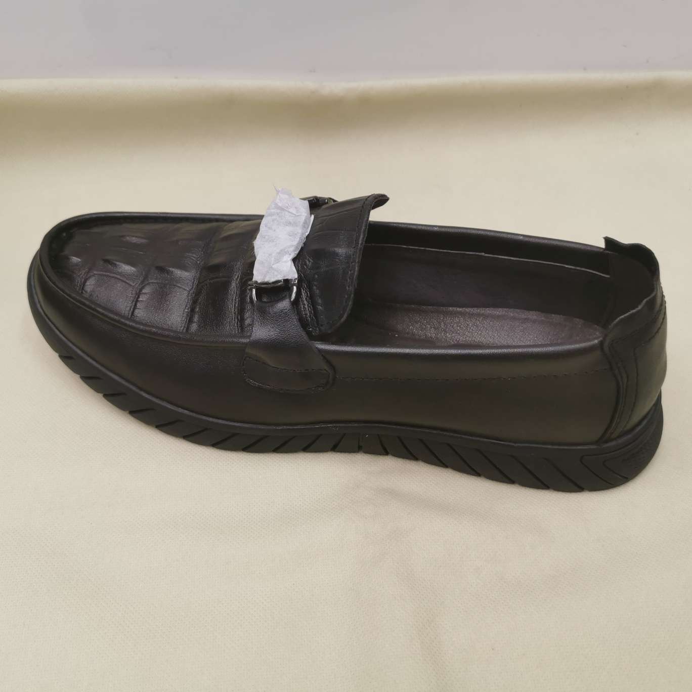 男士真皮鞋库存尾货特价处理真皮鞋牛皮男鞋一脚蹬商务休闲男皮鞋透气软底豆豆鞋春秋男士真皮豆豆鞋详情图6