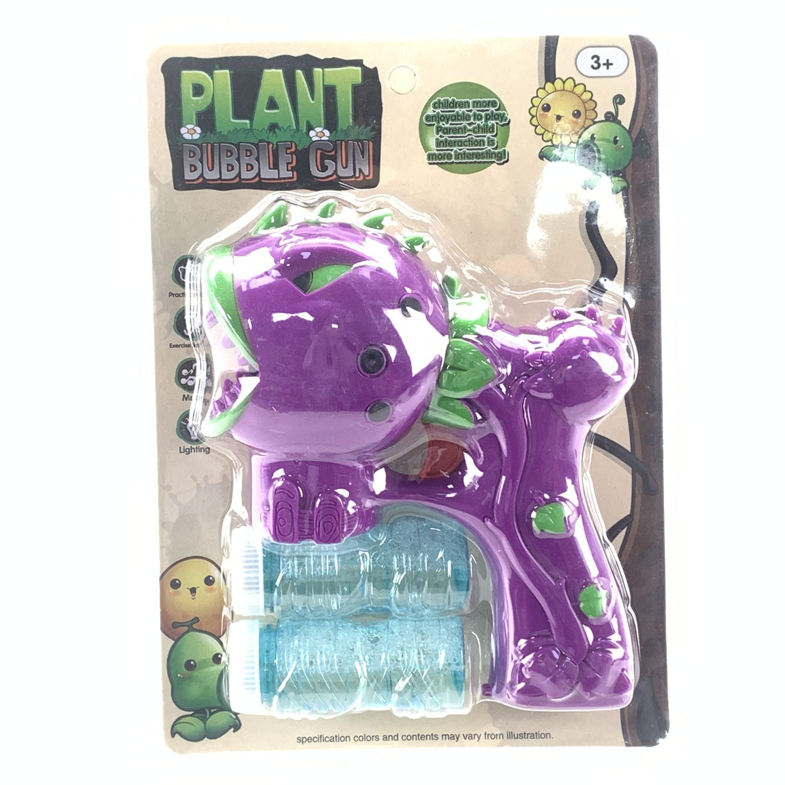 Cannibal flower bubble gun