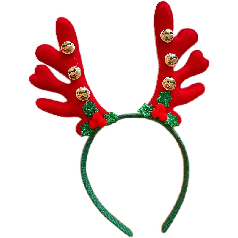 圣诞头箍发箍圣诞帽鹿角饰品小鹿雪人头箍圣诞老人头饰发箍发簪11详情图4