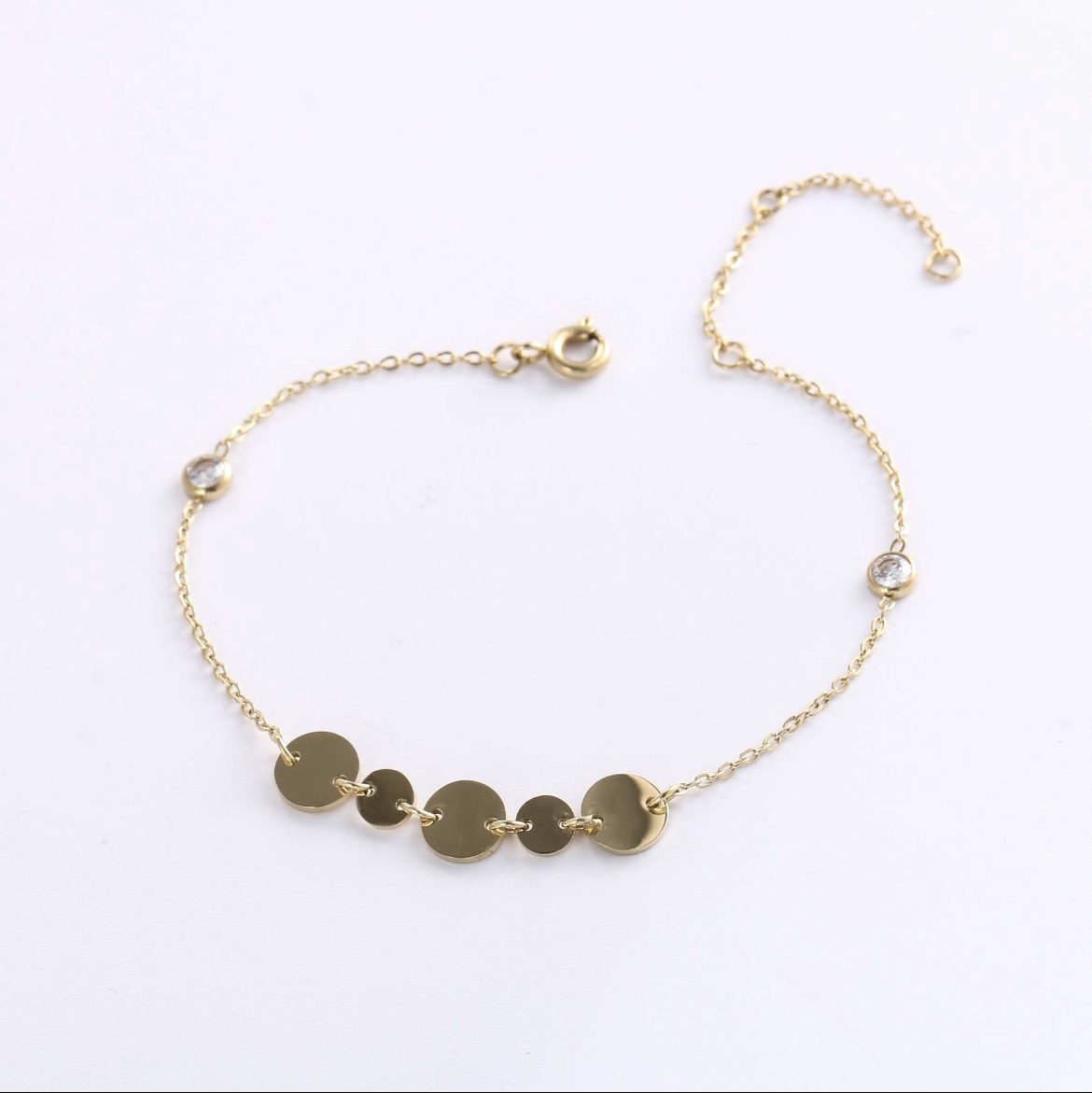 Round pie necklace