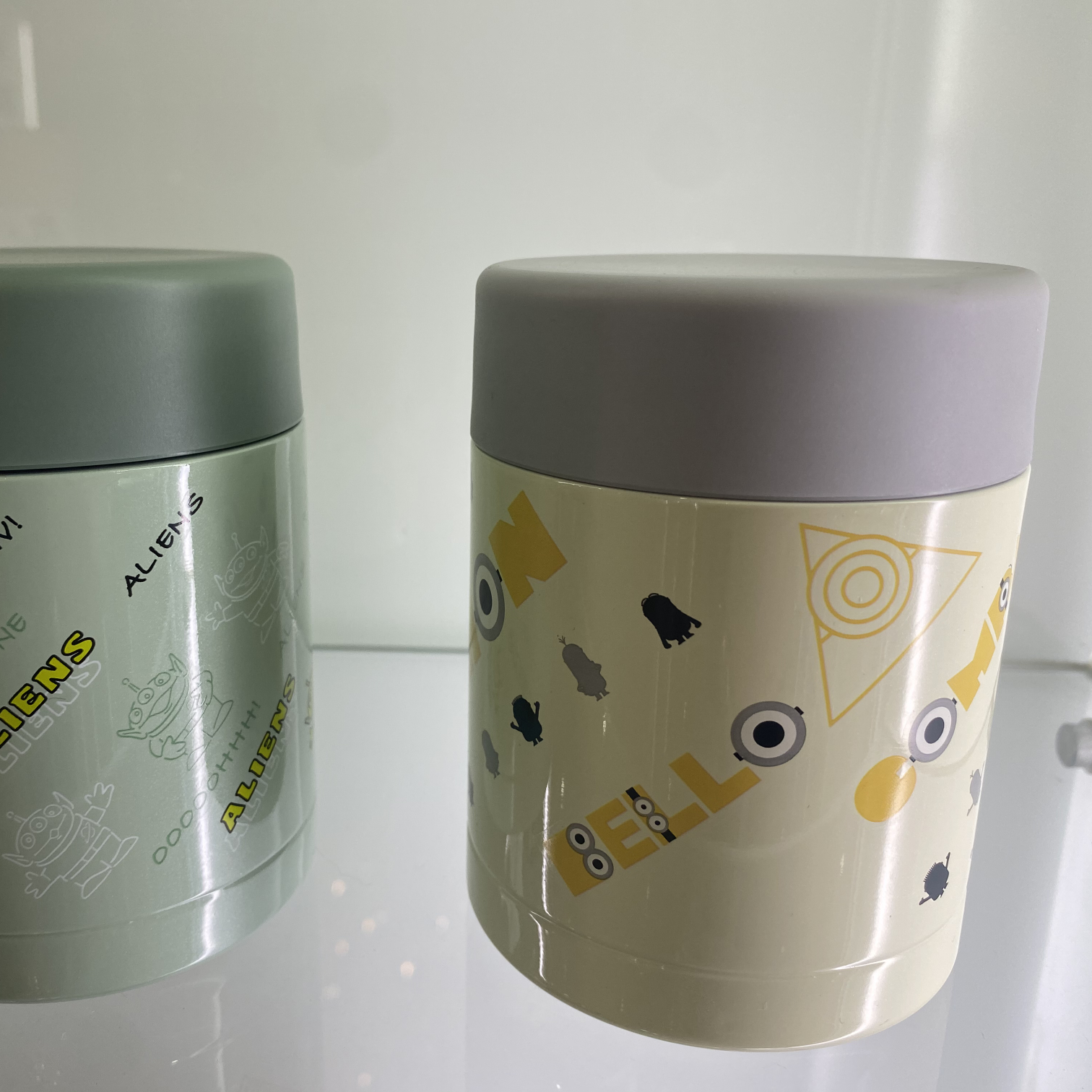 A thermos flask