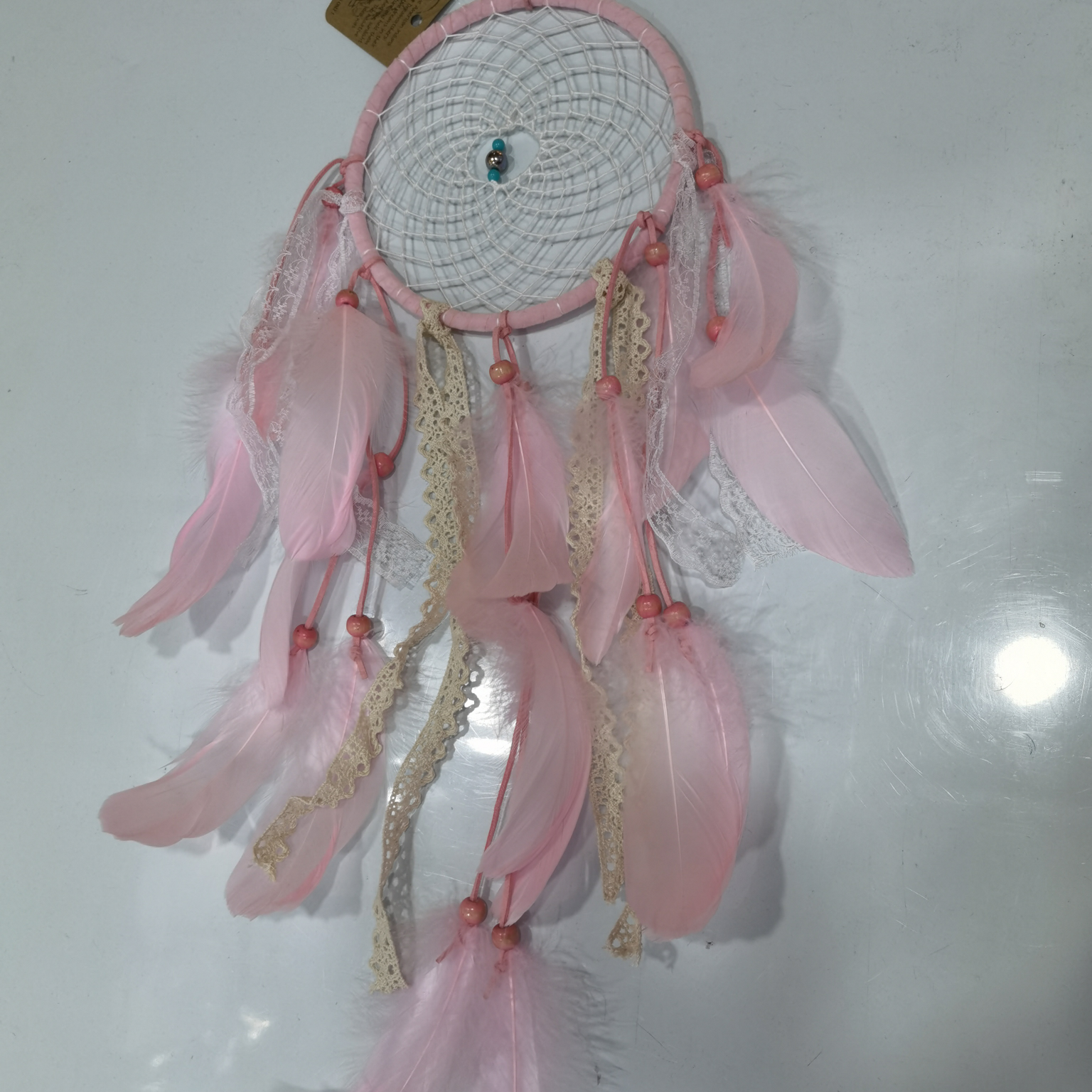 印第安手工编织创意现代家居装饰挂饰浪漫节日礼物大型羽毛捕梦网y
