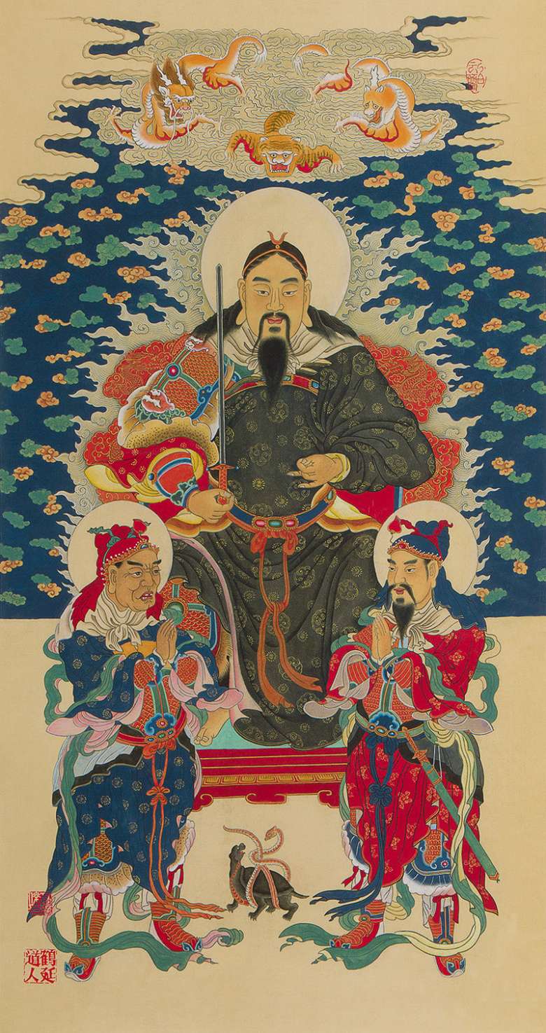 真武大帝画像产品图