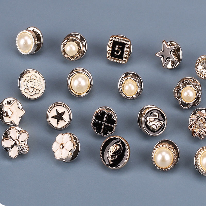 Stitch free and non-slip button brooch all-match button button button shirt button invisible button button clothes pearl button
