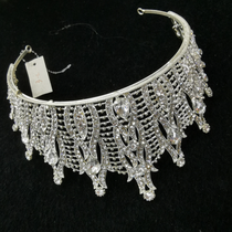 Rhinestones birthday hair accessories Princess Wedding dress accessories Headband hair comb