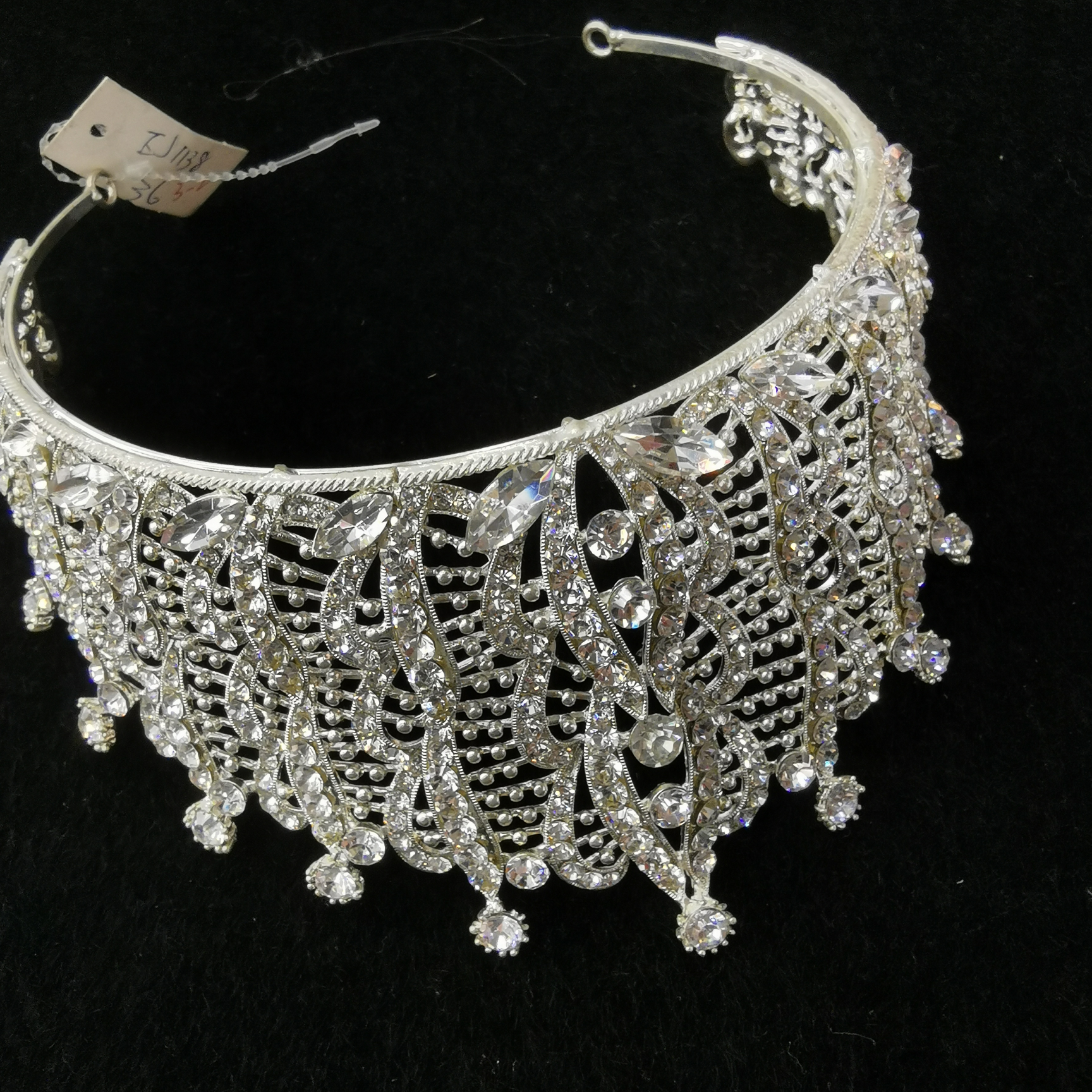Wedding hair accessories Atmospheric new white gauze champagne wedding accessories