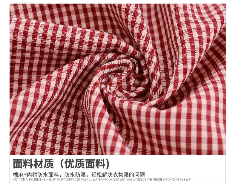 韩版时尚双层防污防油双肩围裙厨房做饭围腰公主罩衣家用女工作服详情图14