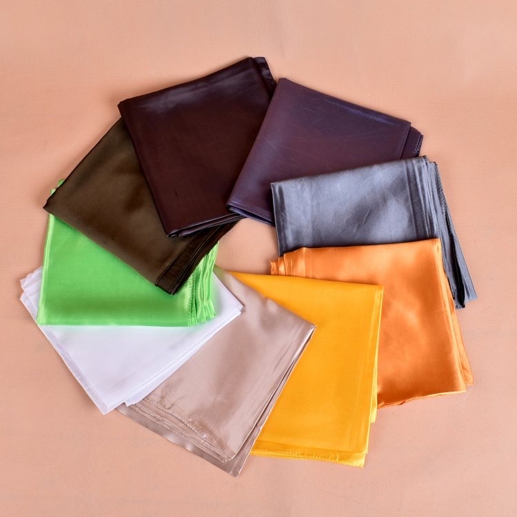 Oferta especial creativo nuevo color sólido color único mujer pañuelo largo pañuelo de seda pañuelo de color claro pañuelo 40 colores disponibles Specification image