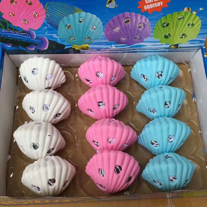 贝壳稀奇古怪形状面粉球发泄创意玩具