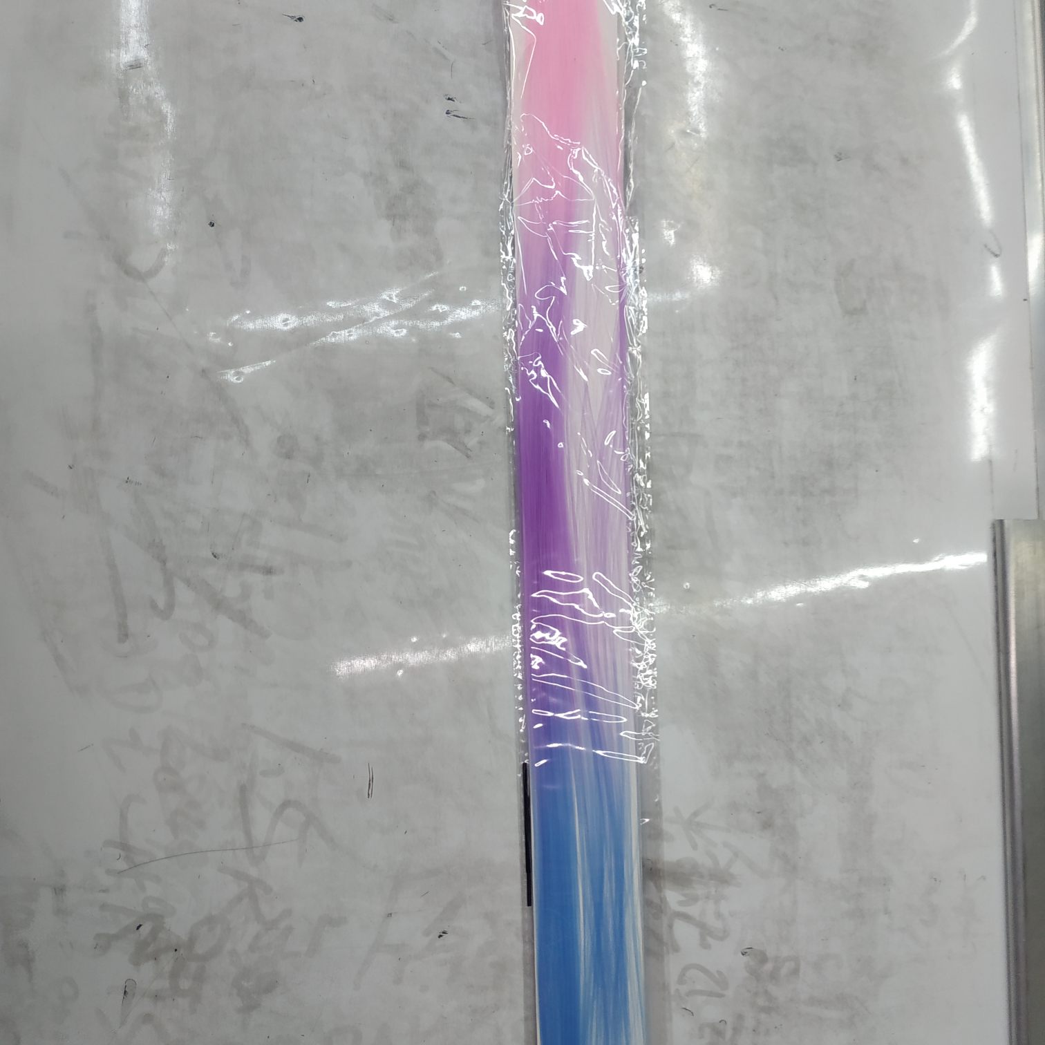 False hair pieces, women's false hair pieces, hair strands, wig pieces, hair increase volume, one-piece style, rollable and perming, three-piece style, three-color (pink, purple, blue), 013 double beauty wig