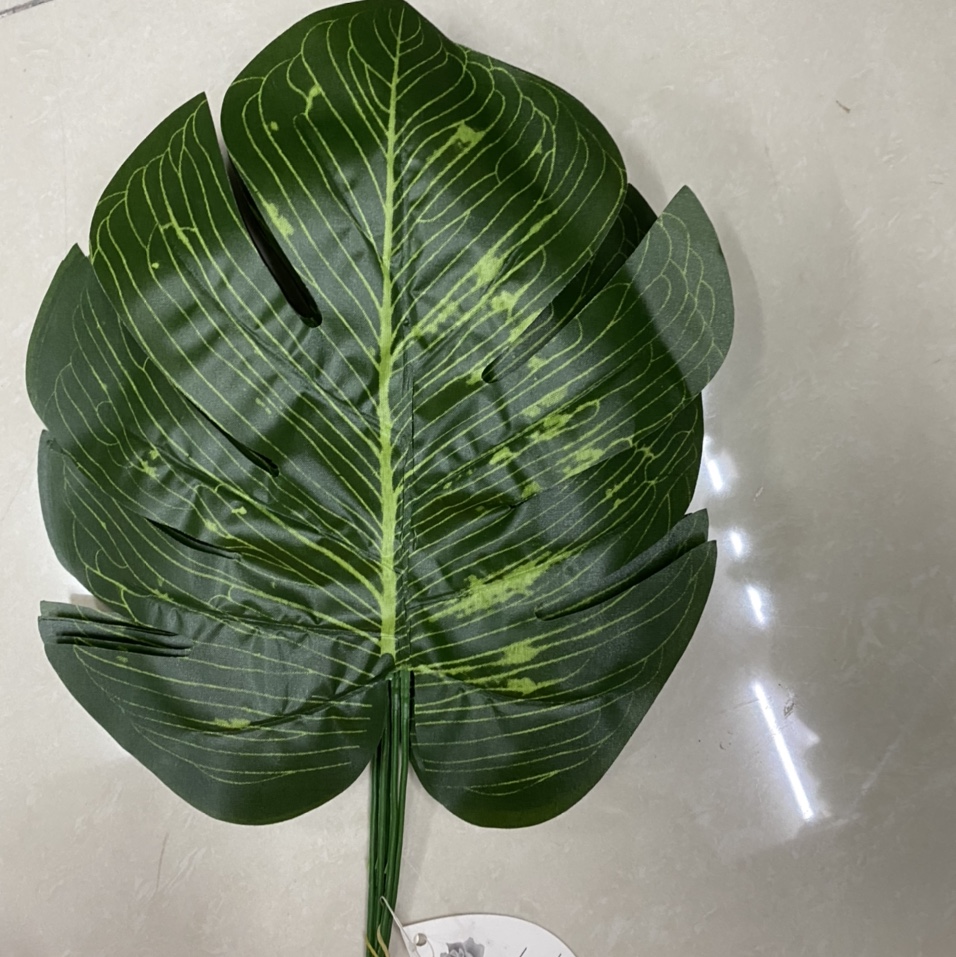 Silk screen printing of old plantain leaves