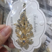 Alloy rhinestone edge clip
