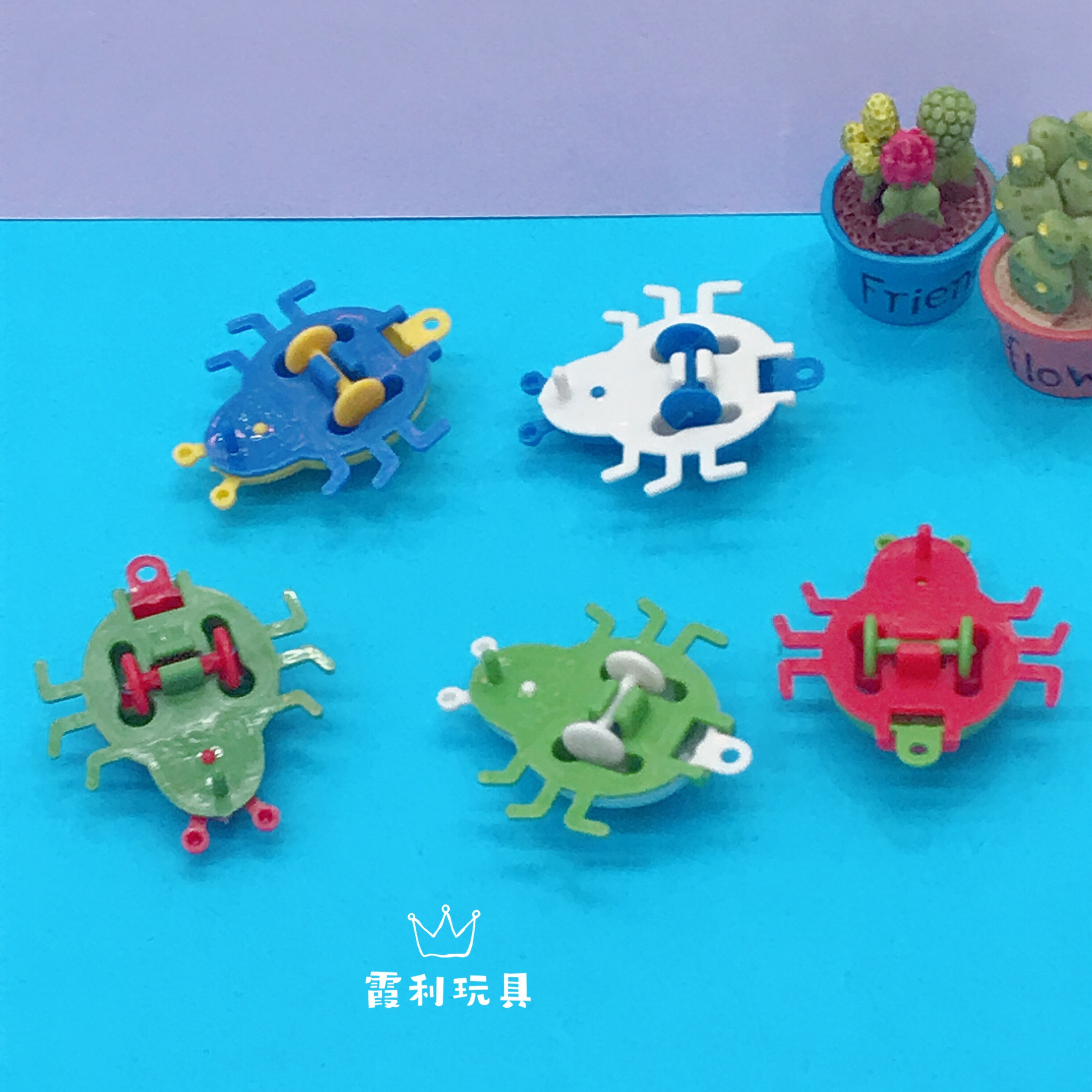 Mini ladybug children's plastic toy gift Gashapon detail image 2