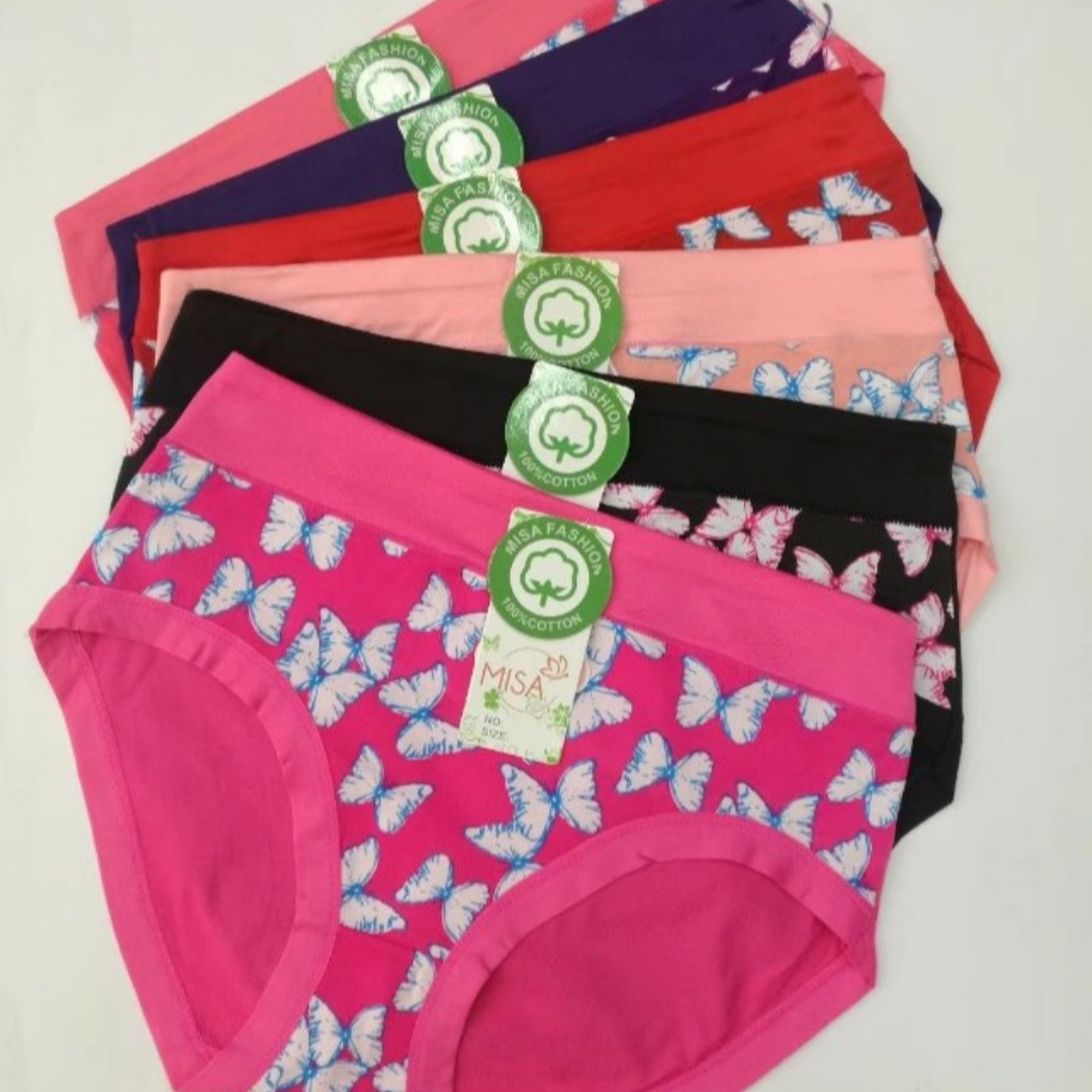 New Women's Underwear Fashion Girls' Briefs Women's Briefs Small Underwear High-Grade Underwear Cotton Underwear Cotton Medium Low Rise