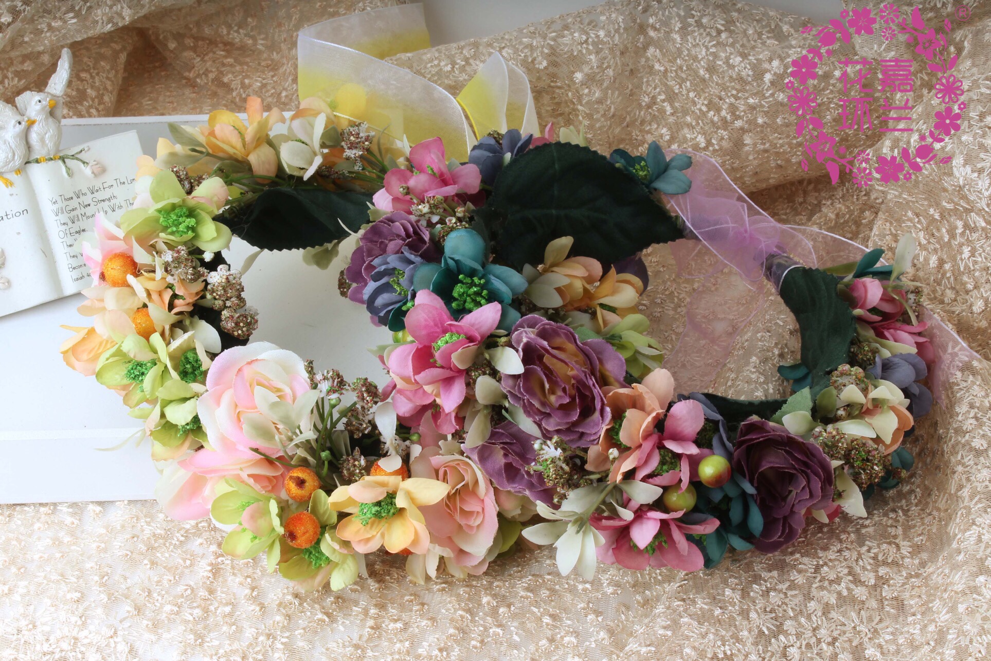 Jia LAN Hua Huan 2021 Cross-border Best-selling Handmade Flower Global Travel Vacation Outdoor Shooting Headwear Application Scenario