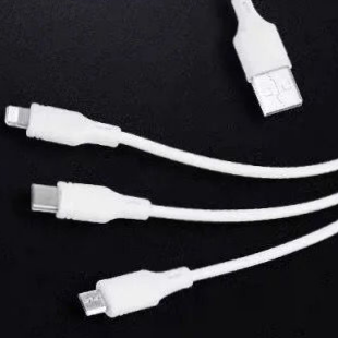 One drag three retractable data cable mobile phone charger line fast charging multi-function AX-007