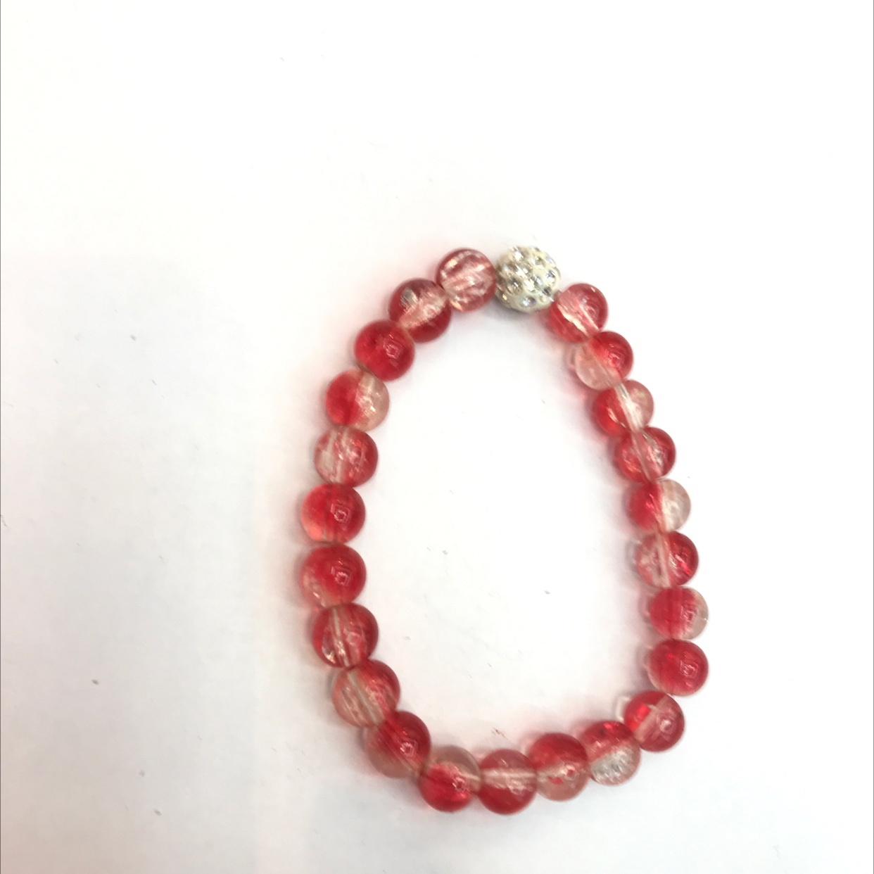 爆花手链红色细节图