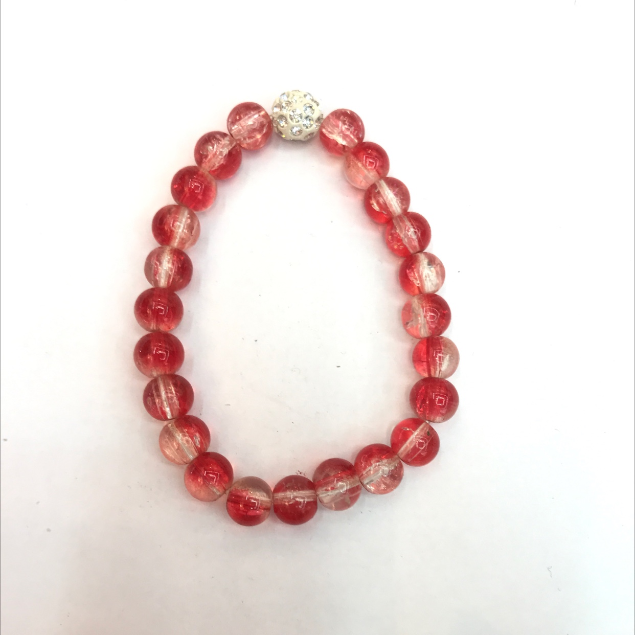 爆花手链红色图