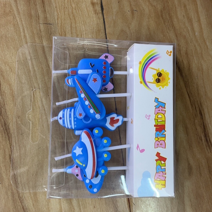 1485 airplane dish Birthday candles