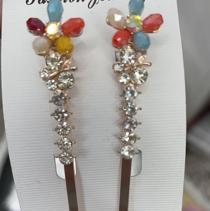 Colorful beads beautiful edge clip