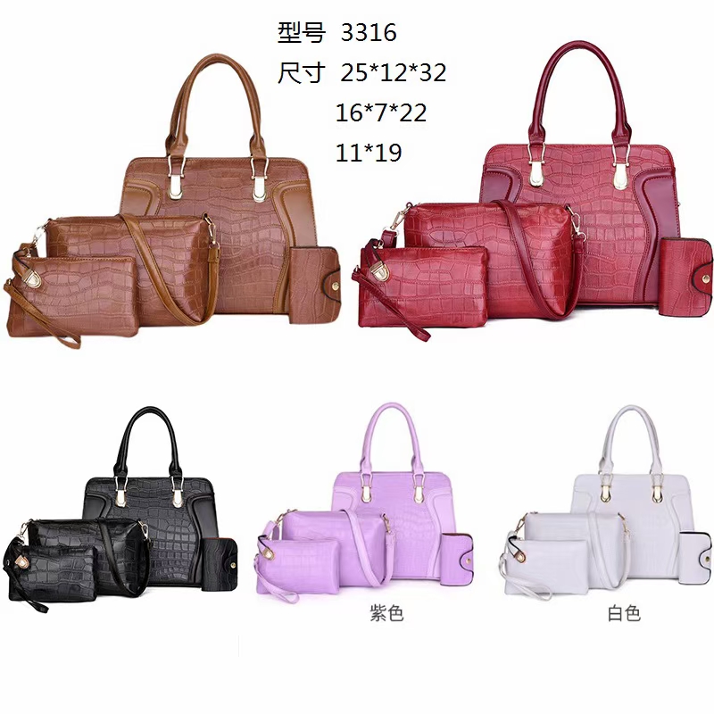 Women's bag trend 2021 new mother-child bag five-piece set of women's bag summer summer single shoulder bun mother bag 3316