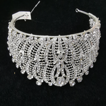 Korean rhinestones birthday hair accessories Princess wedding dress accessories Headband hair comb