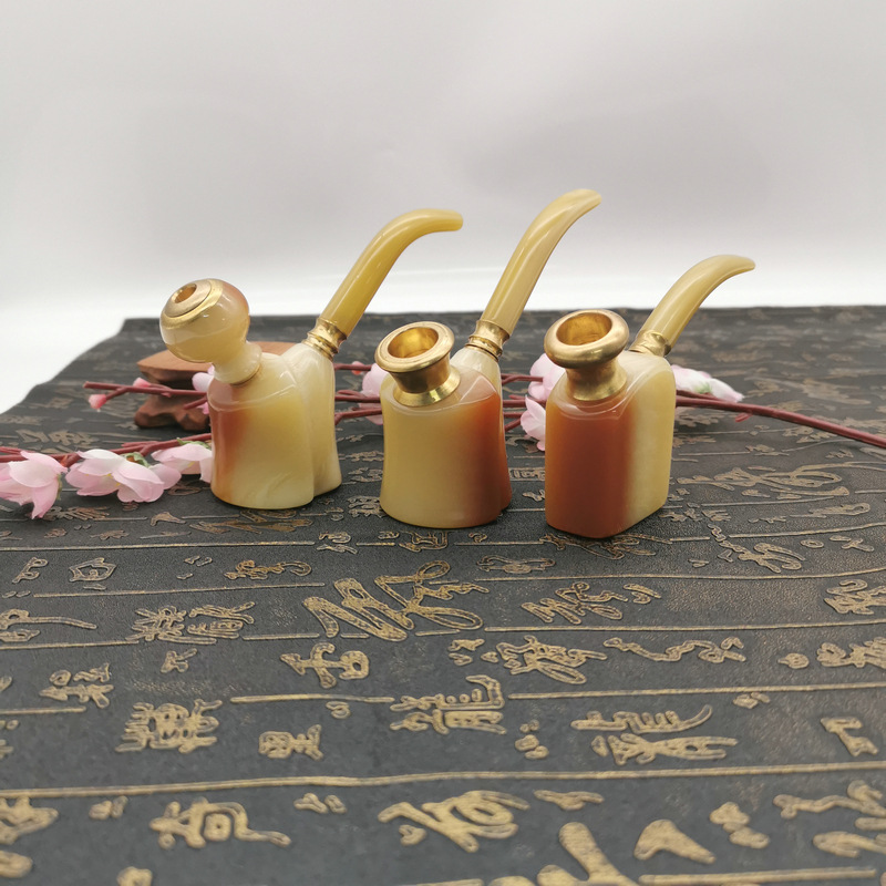 Customized wholesale of imitation horn-shaped pipe, desktop pipe filter, horn-shaped pipe nozzle, and water pipe filter tools detail image 4