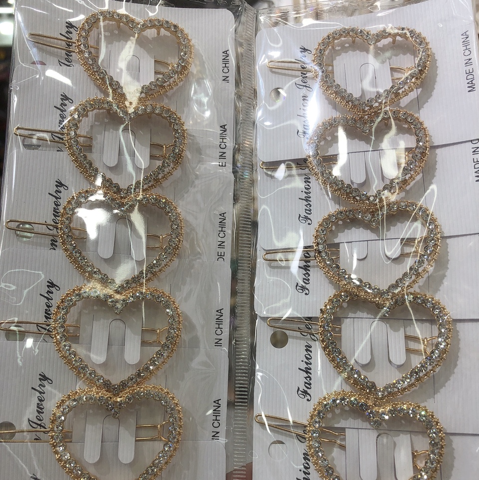 Heart metal frog clip thumbnail