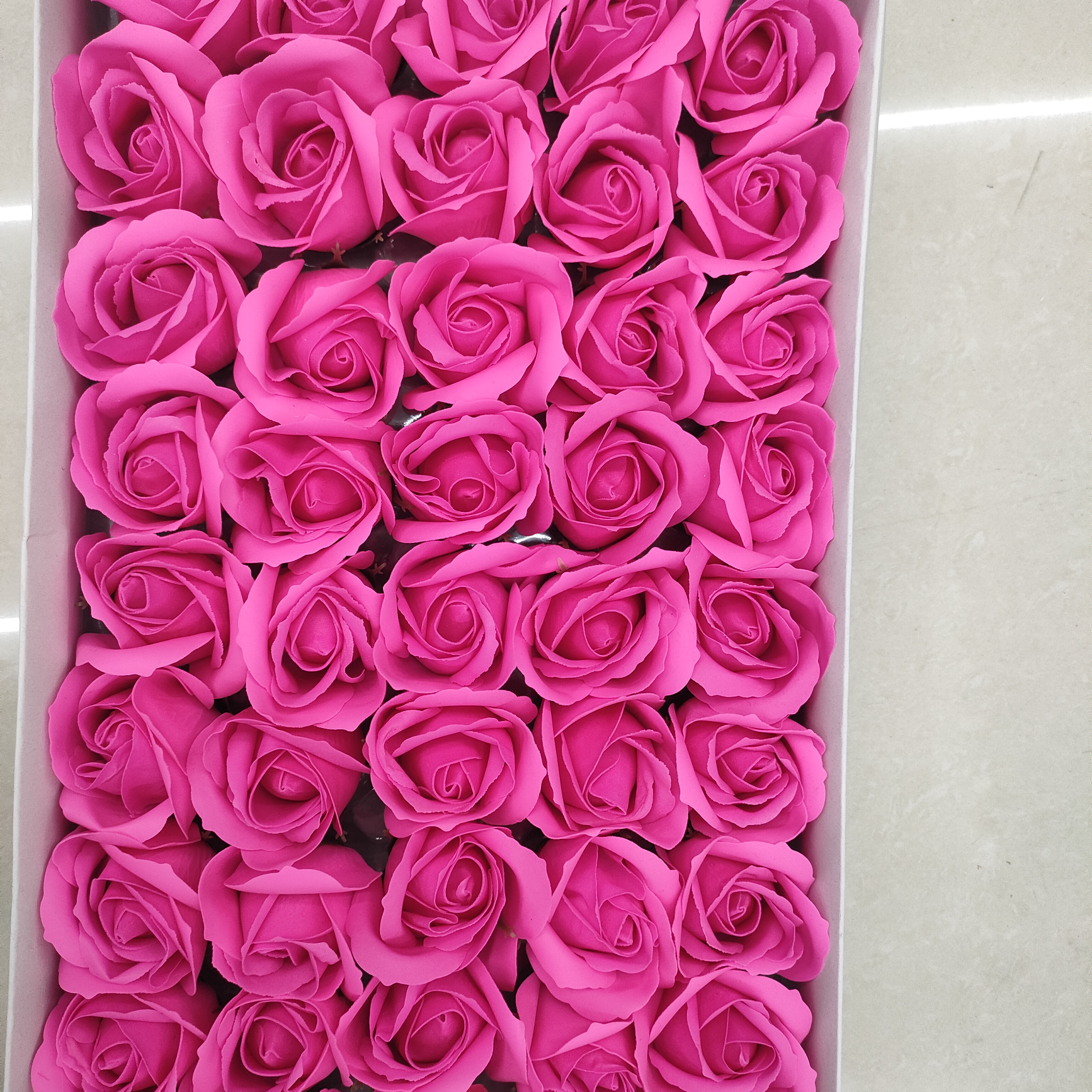Soap flower head