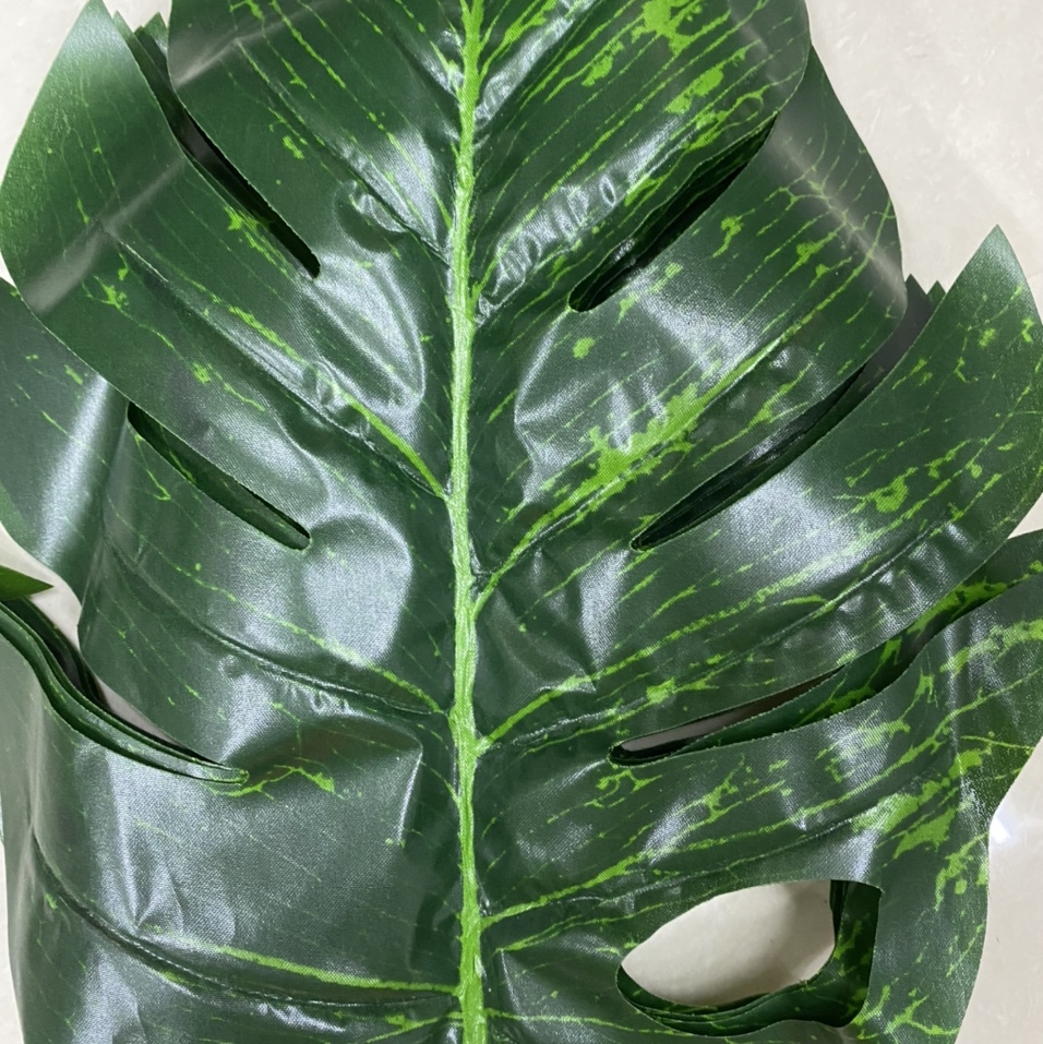 Sequin plantain leaves