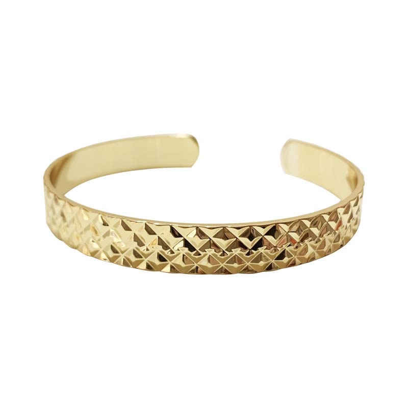 Simple and versatile, ins cold style, niche design, light luxury and high-end open bracelet, a popular female Internet celebrity wristband accessory details Picture